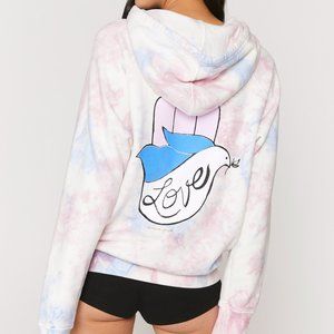 Spiritual Gangster Tie Dye Love Pullover Hoodie